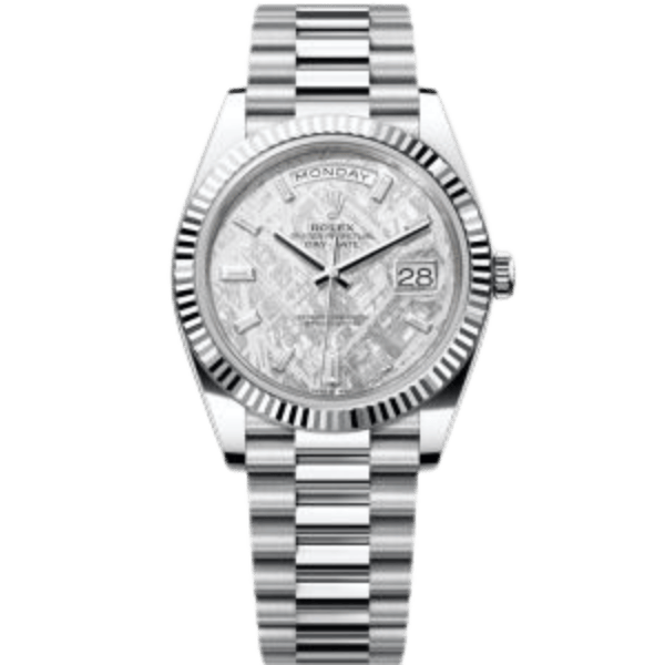 Thiet-ke-chua-co-ten-1-73 Rolex Day Date M228236-0011 “Meteorite” Custom Dial 40mm – Handcrafted Version - Image 1