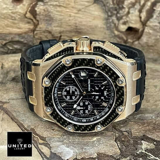 Ap Montaya Gold Case Black Bezel Replica