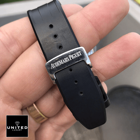 Audemars Piguet Royal Oak 25940SK.OO_.D002CA.02 Black Rubber Replica steel clasp