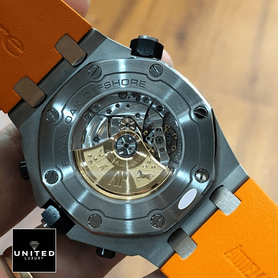 Audemars Piguet Royal Oak Offshore Steel Mechanism Case Replica upside view