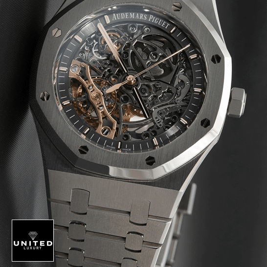 Audemars Piguet Royal Oak Stainless Steel Skeleton Dial Replica