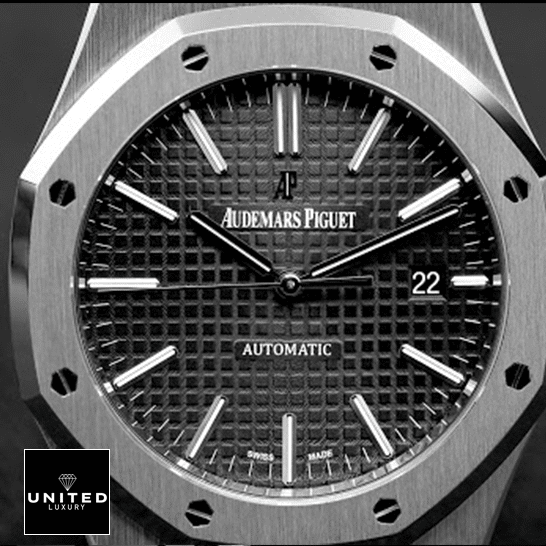 Audemars Piguet 15400ST.OO_.1220ST.04 Royal Oak Gray Dial Replica close view